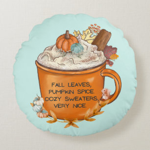 Fall Feelings - Double Sided Round Pillow