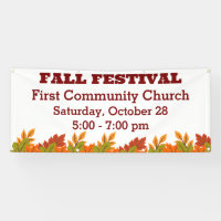 Fall Festival Autumn Leaves Themed Community Event