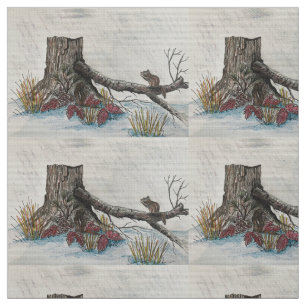 Fall Festival Chipmunk Fabric