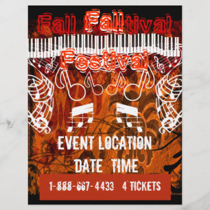 Fall Festival Halloween Event or Fall Event Flyer