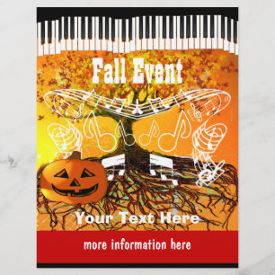 Fall Festival Halloween Event or Fall Event Flyer