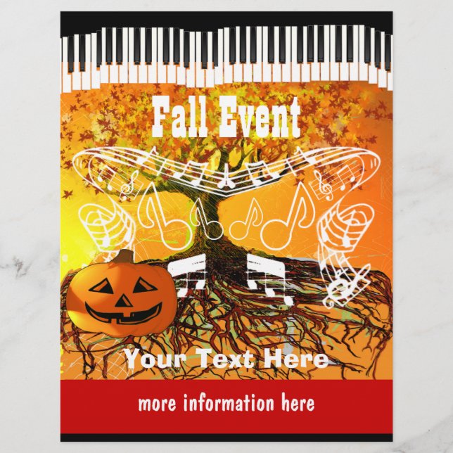 Fall Festival Halloween Event or Fall Event Flyer (Front)