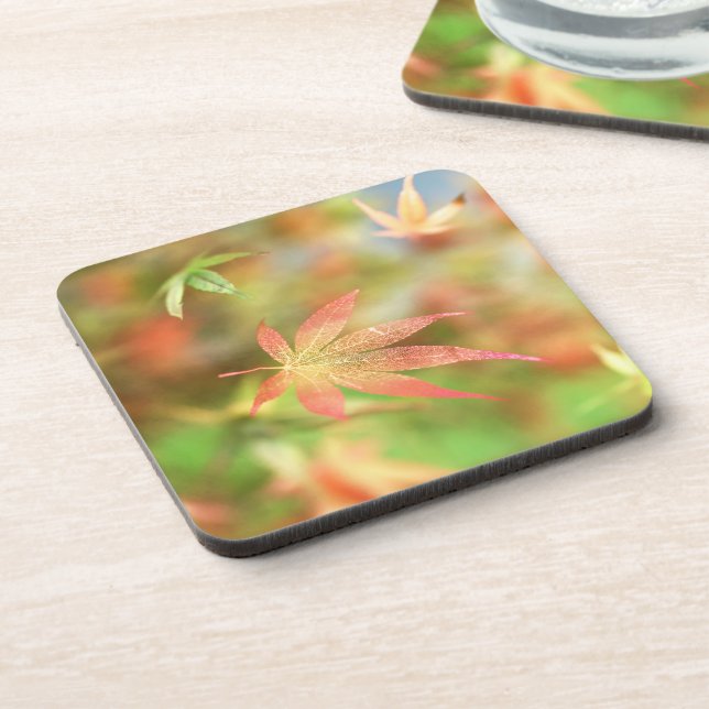 Fall Filigree Cork Coasters (Left Side)