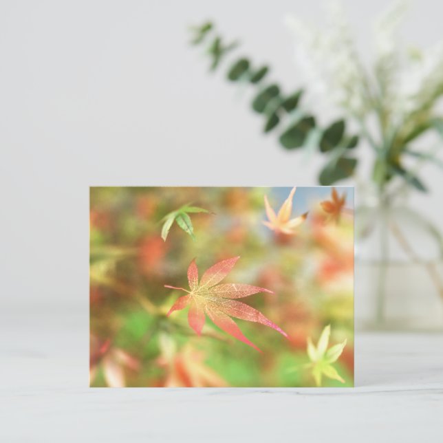 Fall Filigree Postcard (Standing Front)