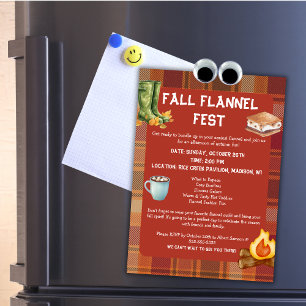 Fall Flannel Fest Invitation