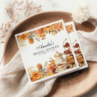 Fall Floral Afternoon Tea Party Bridal Shower