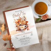 Fall Floral Cottage Core Teacup Bridal Tea Shower