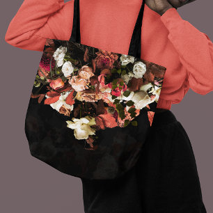 "Fall Floral Fantasy" Tote Bag