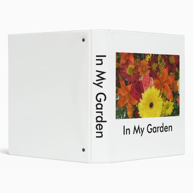 Fall Floral ~ In My Garden Binder (Background)