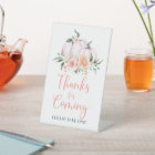 Fall Floral Little Pumpkin Thanks for Coming Sign
