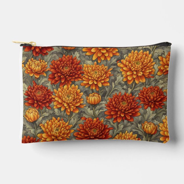 Fall floral makeup bag (Front)