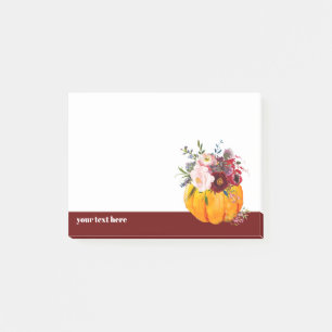 fall, floral, pumpkin notes