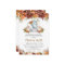 Fall Floral Pumpkins Cute Elephant Baby Shower  