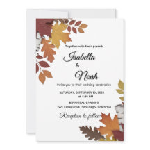 Fall Floral Wedding in season