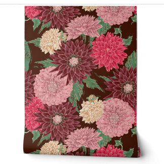 Fall Flowers Dahlien Wallpaper
