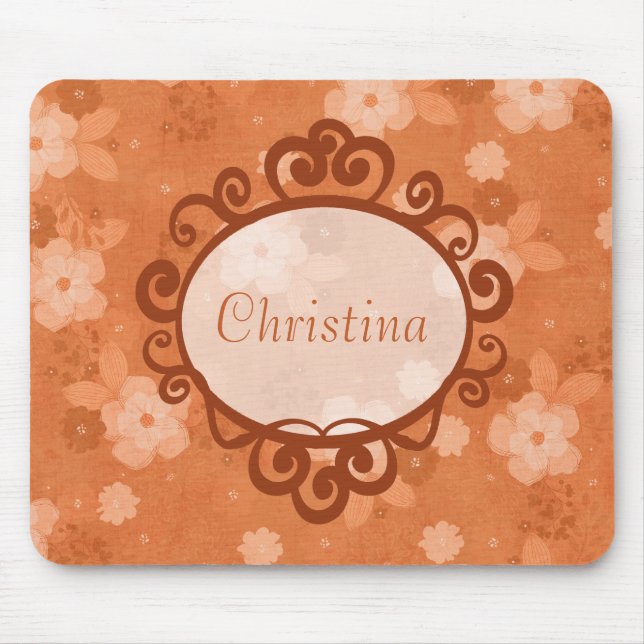 Fall Flowers Mousepad (Front)