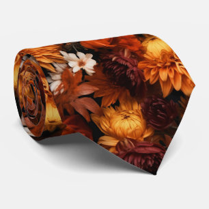 Fall Flowers No.3 on Black Tie