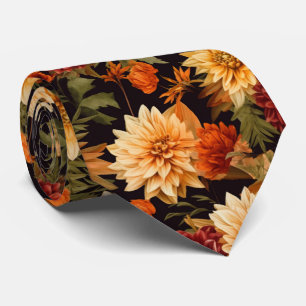 Fall Flowers No.4 on Black Tie