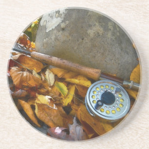 Fall Fly Fishing Rod Coaster