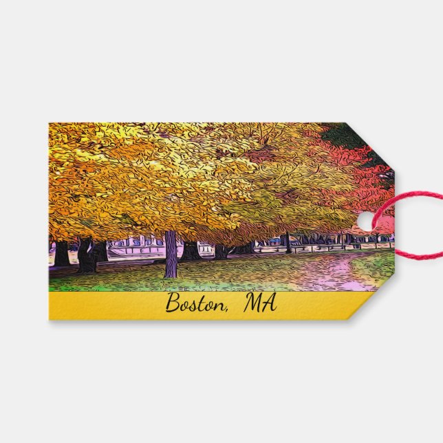 Fall Foliage   Gift Tags (Front (Horizontal))