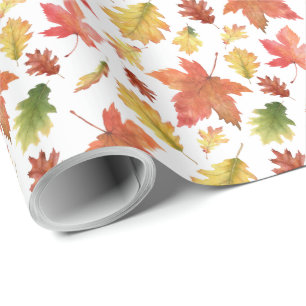 Fall Foliage Gift Wrapping Paper