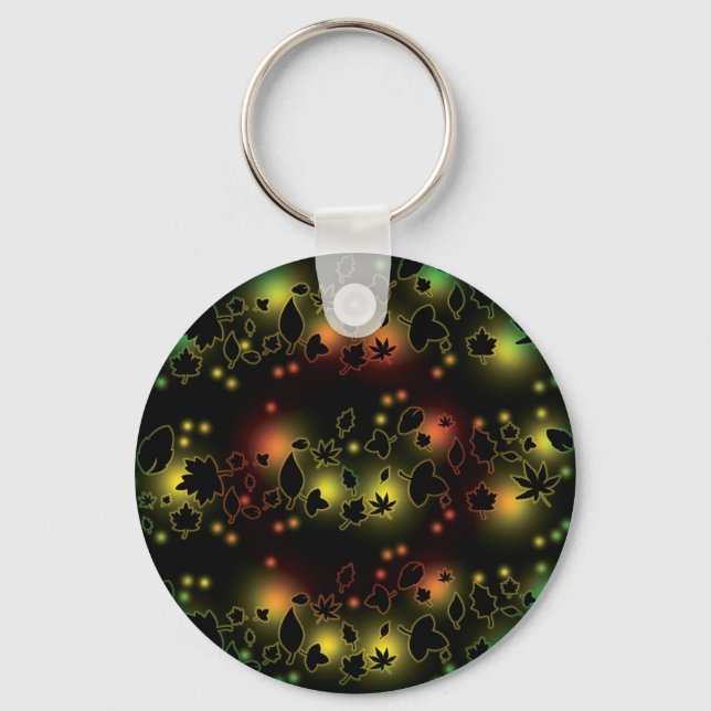 Fall Foliage Glow Keychain (Front)