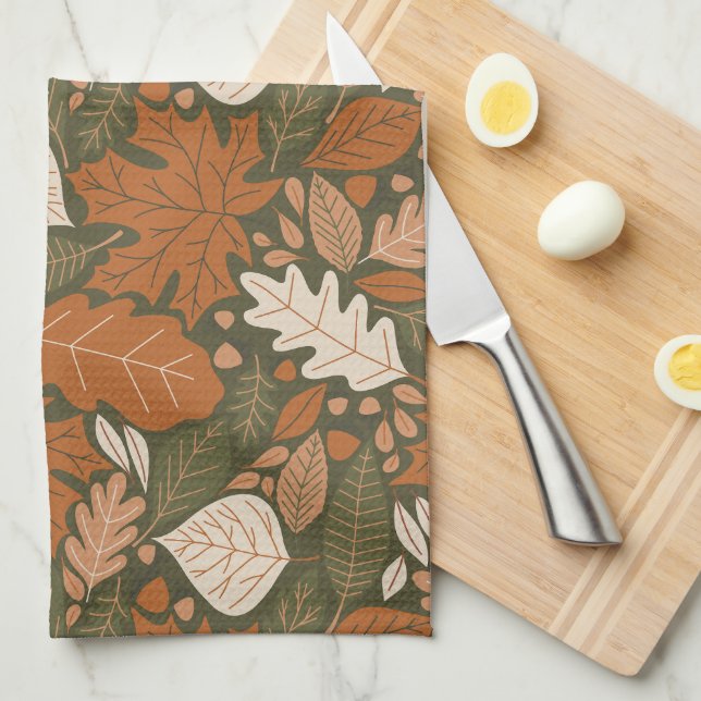 Fall Foliage  Kitchen Towel (Quarter Fold)