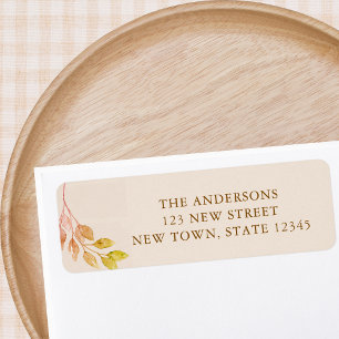 Fall Foliage Return Address 