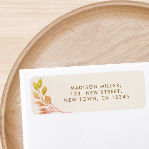 Fall Foliage Return Address 