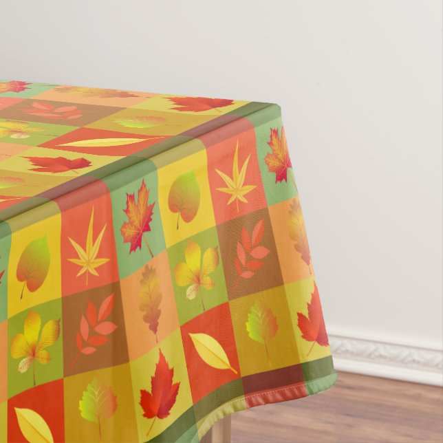 Fall Foliage Tablecloth (In Situ)
