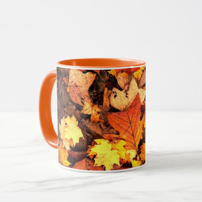 Fall foliage, the Colours of Autumn, Mug (Front Left)