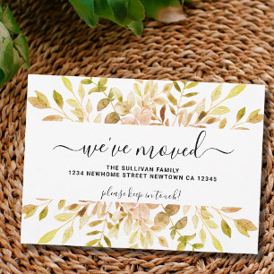 Fall Foliage We've Moved Announcement 