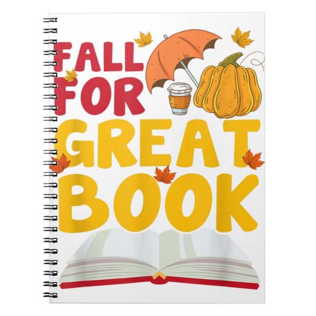 Fall For A Great Book Reading Librarian Autumn Tea (Front)