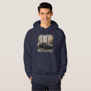 Fall Forest Drift Run Cinematic Car Card Hoodie
