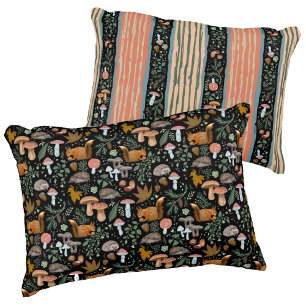 Fall Forest Forager cosy-up warm 2sided Accent Pillow