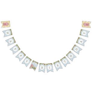 Fall Forest Friends Birthday Bunting Flags