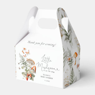 Fall forest little mushroom Paper Favour Box
