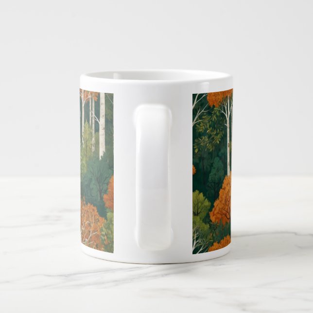 Fall Forest Mug – The Perfect Gift for Nature Love (Back)