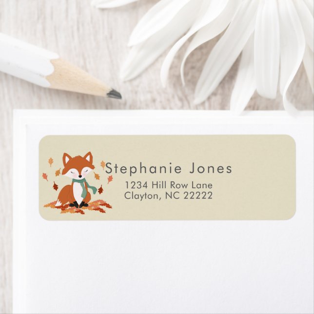 Fall Fox Woodland Birthday (Insitu)
