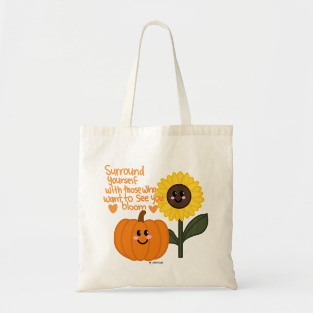 Fall Friends  Tote Bag (Front)