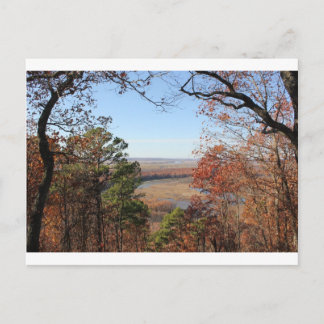 Fall From a Hilltop Postcard