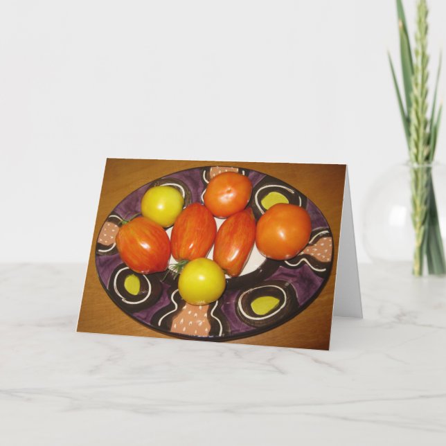 Fall Fruits- Folded Greeting Card (Front)