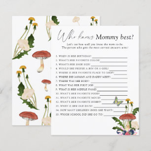 fall fungi - Who knows mommy best game