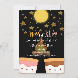 Fall Gender Reveal  Invitation