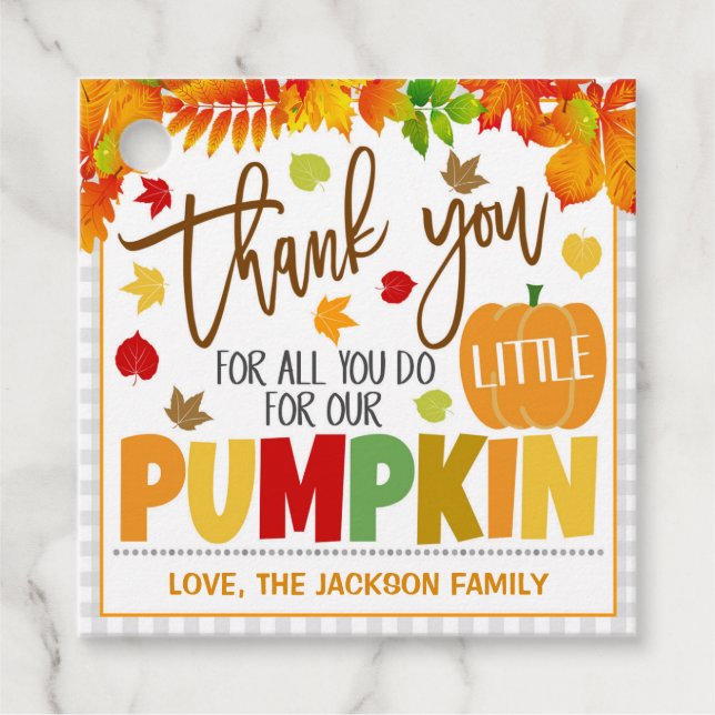 Fall Gift Tag (Front)