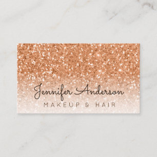 Fall Glitter Business Card