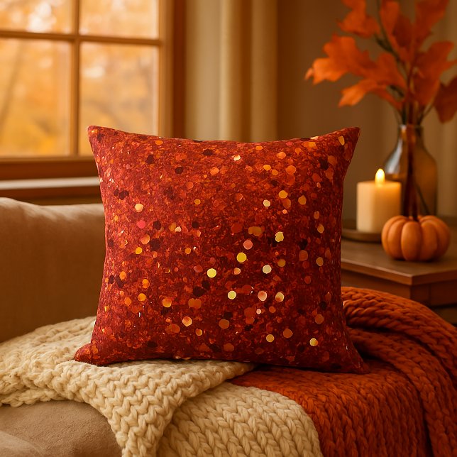 Fall Glitter Throw Pillows - Sparkle Your Space! (Creator Uploaded)