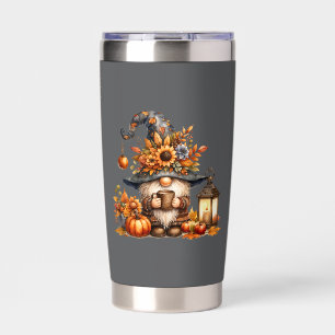 Fall Gnome Insulated Tumbler