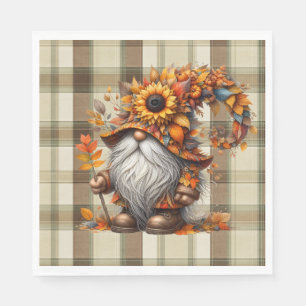 Fall Gnome Napkin