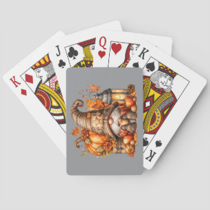 Fall Gnome Playing Cards
